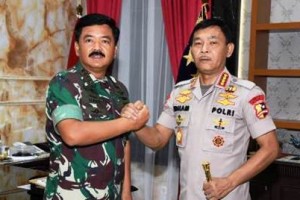 Panglima TNI Terima Kunjungan Kapolri